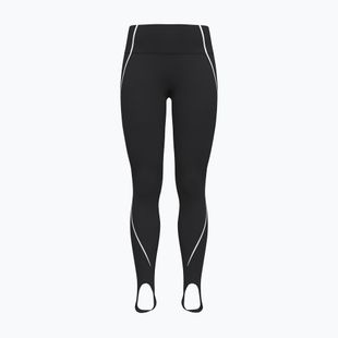 Női edzőleggingsek Under Armour Meridian Contour Stirrup Leggings ultimate black/white/ultimate black