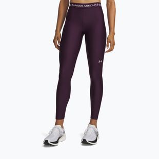 Női edzőleggingsek Under Armour HeatGear Leggings purple echo/mauve pink