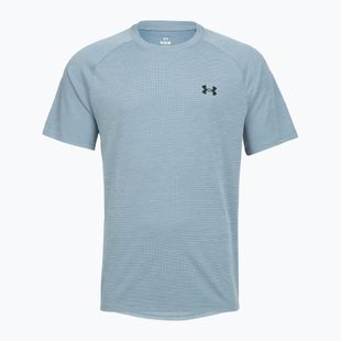 Férfi edző póló Under Armour Tech Textured blue wind/black