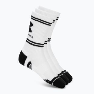 Zokni Under Armour Perf Tech Nov Crew 3 pack white/white/ultimate black