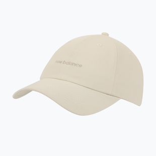 Női ellenzős sapka New Balance 6 Panel Linear Logo linen lin