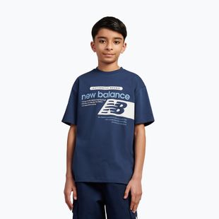 Gyerek póló New Balance Authentic Brand Players Graphic Tee nb navy