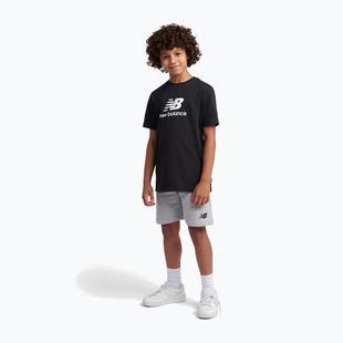 Gyerek szett New Balance Stacked Logo Tee & FT Short nb caviar