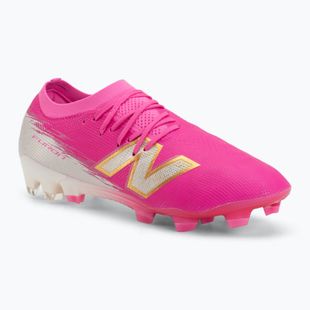 Futballcipő New Balance Furon Elite V8 SG pink heat/sea salt/gold metallic