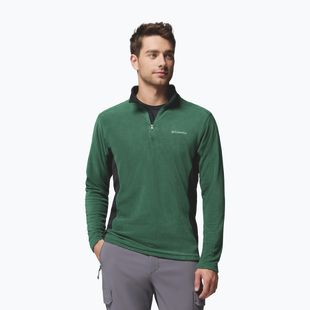 Férfi polár pulóver Columbia Klamath Range II HZ Rain Forest/Black