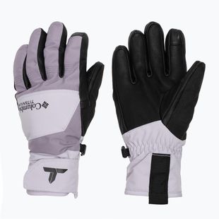 Női túrakesztyűk Columbia PowBound lavender pearl/shale purple/black