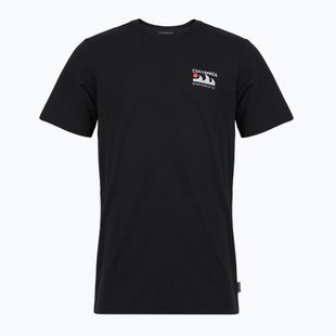 Férfi túrapóló Columbia Explorers Canyon Back black/peaks and waves