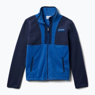 Férfi pulóver Columbia Back Bowl II Full Zip collegiate navy/mountain blue