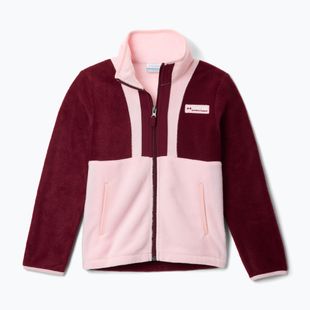 Férfi polárdzseki Columbia Back Bowl II Full Zip rich wine/satin pink