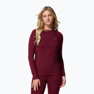 Női trekking hosszú ujjú felső Columbia Midweight Stretch rich wine