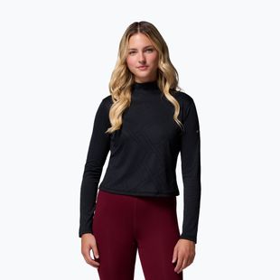 Női túrafelső hosszú ujjjú Columbia Granite Point Turtleneck black