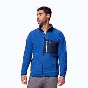 Férfi polár pulóver Columbia Fast Trek Overlay Full Zip mt blue/coll navy