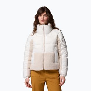 Női hibrid kabát Columbia Leadbetter Point II Sherpa Hybrid sea salt/dark stone