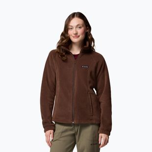 Női pulóver Columbia Benton Springs Full Zip tobacco