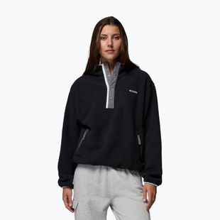 Női polárpulóver Columbia Helvetia II Hoodie black