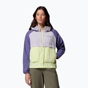Női szélálló dzseki Columbia Spire Valley Windbreaker citron haze/lavender pearl/stormwatch