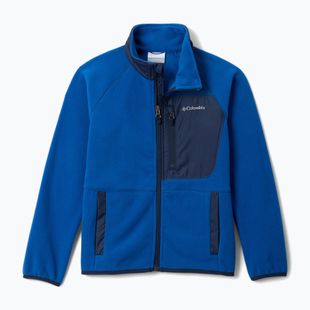 Gyerek polár pulóver Columbia Fast Trek V Full Zip mountain blue/collegiate navy