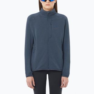 Női polár pulóver Salomon Lightwarm Full Zip blue nights