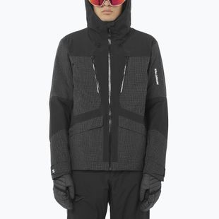 Férfi síkabát Salomon Spark deep black