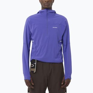 Férfi Salomon Sense Aero Half Zip Hoodie libery