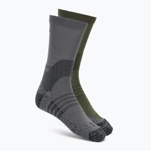 Zokni Salomon X Ultra Access Crew 2 pairs excalibur/olive night