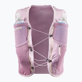 Női futómellény Salomon Active Skin 4 Set dusky orchid/daw