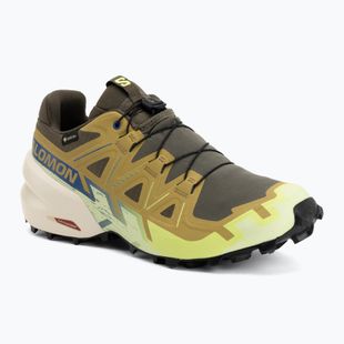 Férfi futócipők Salomon Speedcross 6 GTX grape leaf/aspargus green
