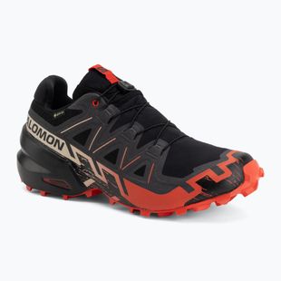 Férfi futócipők Salomon Speedcross 6 GTX black/fiery red