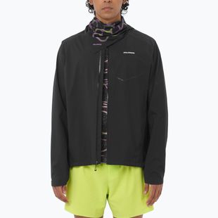 Férfi futódzseki Salomon Bonatti Waterproof dee black