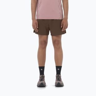 Salomon SHAKEout Core férfi futóshort 5" coffe bean