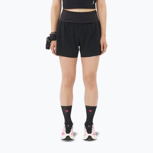 Női futóshort Salomon Sense Aero 2IN1 Trail 4" deep black