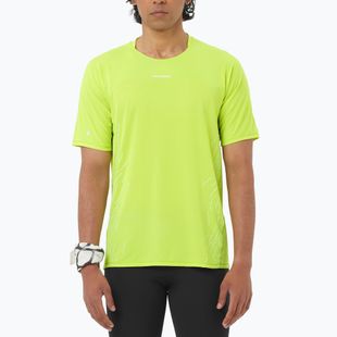 Salomon Sense Aero férfi futópóló SS Tee GFX acid lime