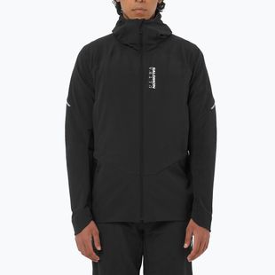 Férfi futókabát Salomon Ultra Softshell Jacket deep black