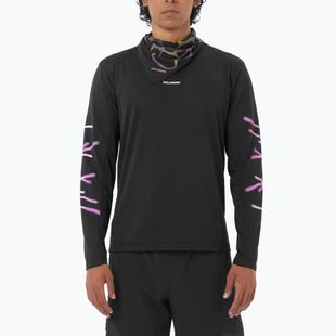 Férfi futó hosszú ujjú Salomon Shakeout Core deep black