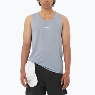 Salomon Sense Aero Singlet férfi futópóló GFX trade winds