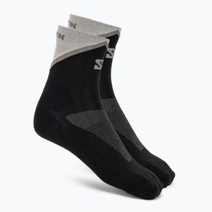 Zokni Salomon Pulse Ankle black/gull gray/silver cloud