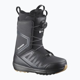 Férfi snowboard cipők Salomon Faction Boa black/black/black