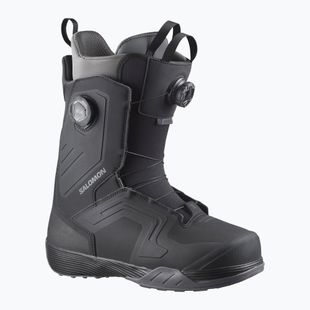Férfi snowboard cipők Salomon Dialogue Dual Boa black/black/asphalt