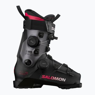 Női sícipők Salomon S/PRO Supra Dual Boa 115 W black/beluga met/raspberry