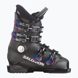 Gyermek sícipők Salomon T4 M Jr black/black/white