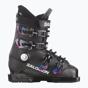 Gyermek sícipők Salomon T4 L Jr black/black/white