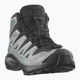 Gyermek kirándulócipők Salomon XA PRO MID Waterproof black/sedona sage
