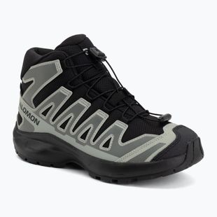 Gyermek kirándulócipők Salomon XA PRO MID Waterproof black/sedona sage