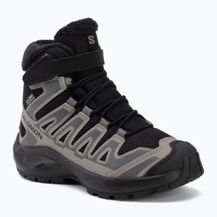 Gyermek kirándulócipők Salomon XA Pro Winter Waterproof black/castlerock