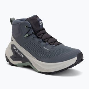 Női kirándulócipők Salomon Genesis Mid GTX grisaille/green milieu