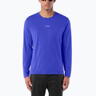 Férfi futó hosszú ujjú póló Salomon Shakeout Core LS Tee clematis blue