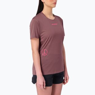 Női futó póló Salomon Courtney Tee SS rose taupe