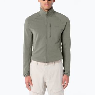 Férfi trekking pulóver Salomon Essential Lightwarm Full Zip castor gray