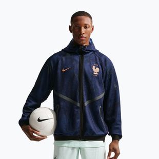 Férfi futball dzseki Nike FFF Dri-FIT Soccer Anthem blackened blue/metallic copper