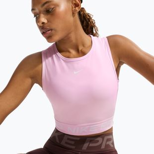 Női edző felső Nike Pro Dri-Fit pink foam/white